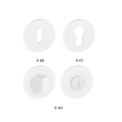 MP - ROZETA - R 3SM | WS - Bílá matná