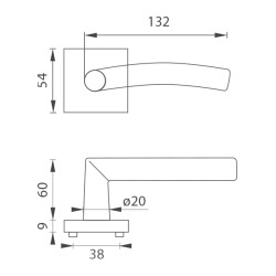MP - SWING - HR | BN - Broušená nerez MP - SWING - HR | BN - Broušená nerez