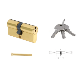 MPK - Bezpečnostní vložka 60S | OLS - Mosaz broušená