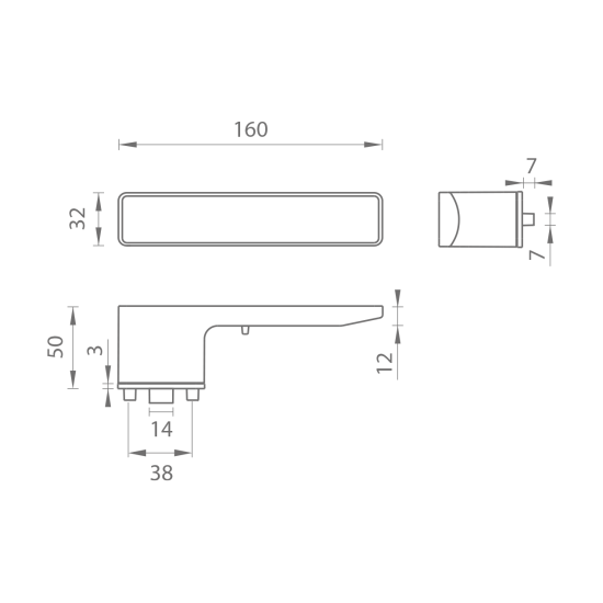 MPK - GRANDERA SWITCH LOCK - RT | BS - Černá matná