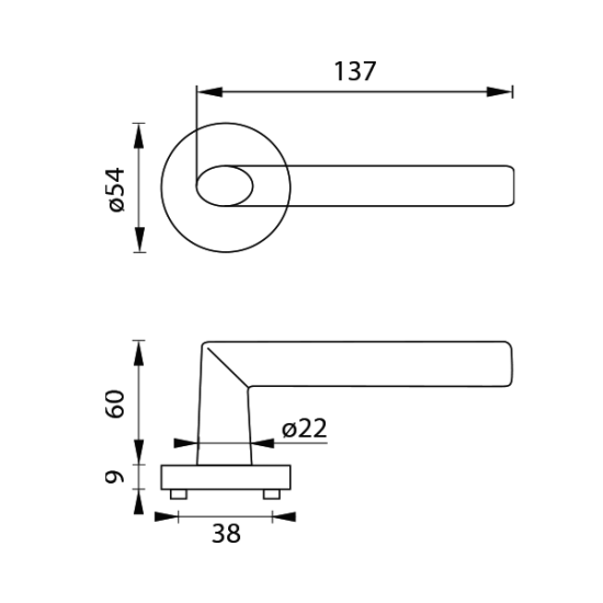 MPK - HORIZONTAL - R | BN - Broušená nerez