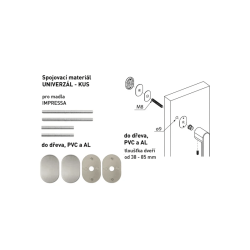 MPK - IMPRESSA Spojovací materiál UNIVERZÁL pro MADLO ks | NP - Nikl perla