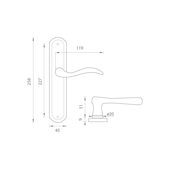 MPK - JULIA - SO | OGS - Bronz česaný matný