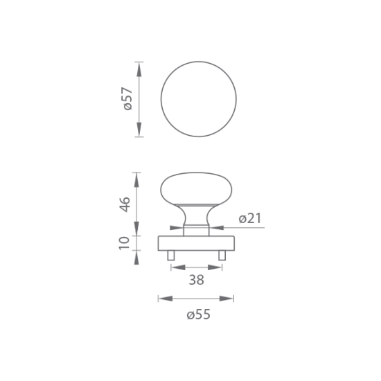 MPK - KOULE - R | NP/OC - Nikl perla / chrom lesklý