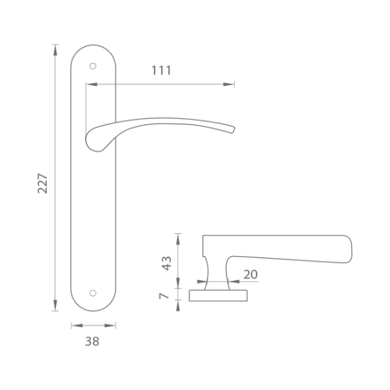 MPK - LAURA ECO | OCS - Chrom broušený