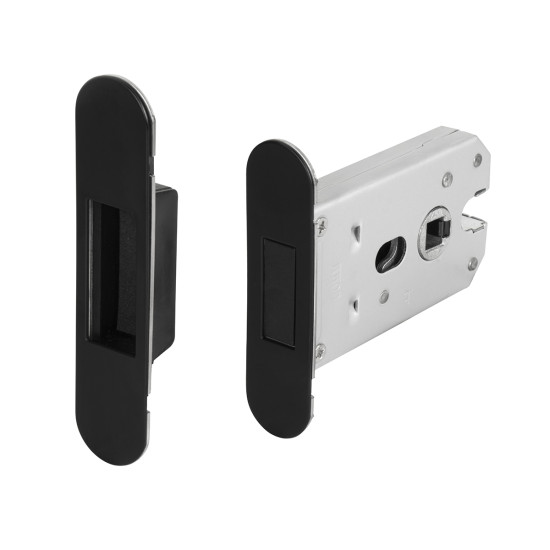 MPK - Magnetický zámek s protiplechem | BS - Černá matná MPK - Magnetický zámek s protiplechem | BS - Černá matná