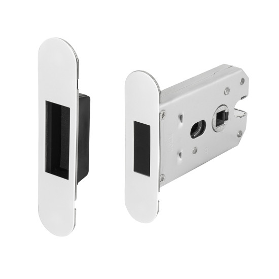 MPK - Magnetický zámek s protiplechem | WS - Bílá matná MPK - Magnetický zámek s protiplechem | WS - Bílá matná