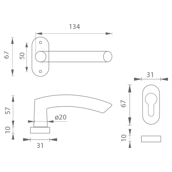 MPK - NERO - UOR | BN - Broušená nerez