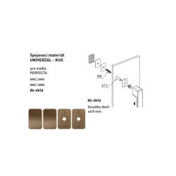 MPK - PERFECTA Spojovací materiál UNIVERZÁL pro MADLO ks | CUM - Měď matná