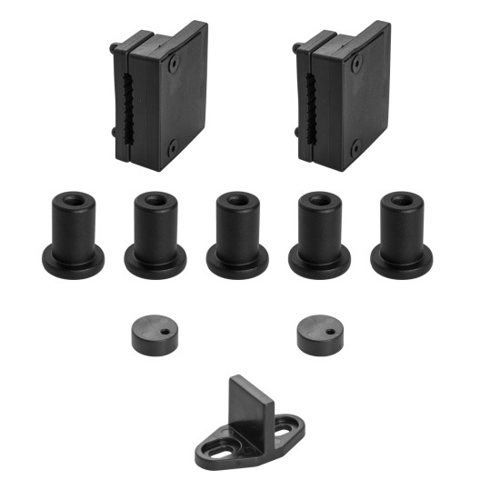 MPK - Posuvný systém VINTAGE 1 s tlumičem a kolejnicí 2m | BS - Černá matná