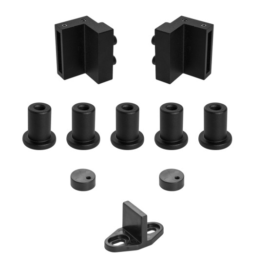 MPK - Posuvný systém VINTAGE 2 s kolejnicí 2m | BS - Černá matná