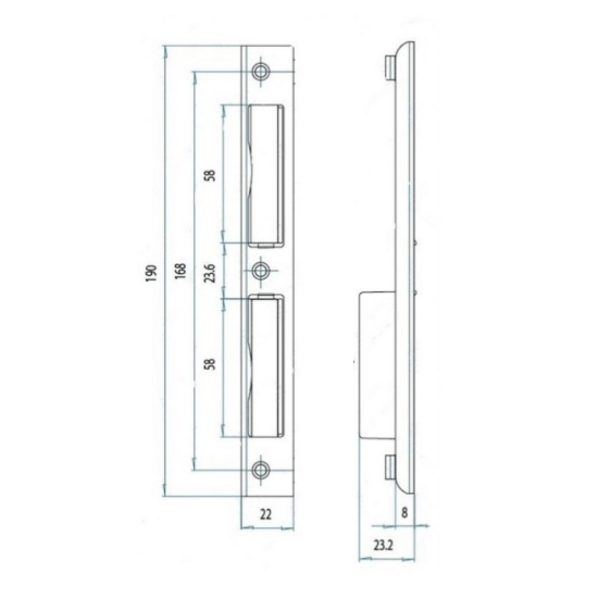 MPK - Protiplech 2404/2L - levostranný s vaničkou | Bílý pozink