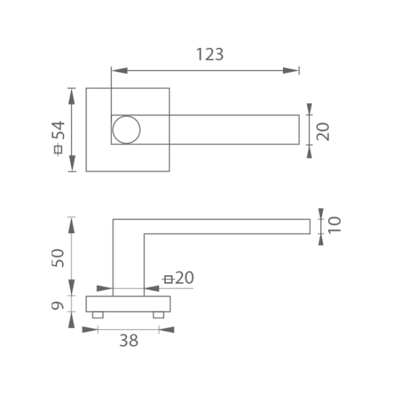 MPK - QUADRA - HR | BN - Broušená nerez