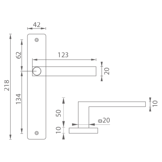 MPK - QUADRA - SH | BN - Broušená nerez