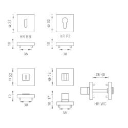 MPK - ROZETA - HR | NP - Nikl perla