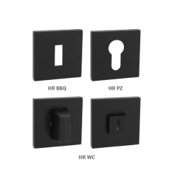 MPK - ROZETA - HR SQ6 | BS - Černá matná