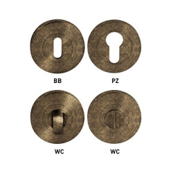 MPK - ROZETA - R (šroubovací) | OBA - Antik bronz