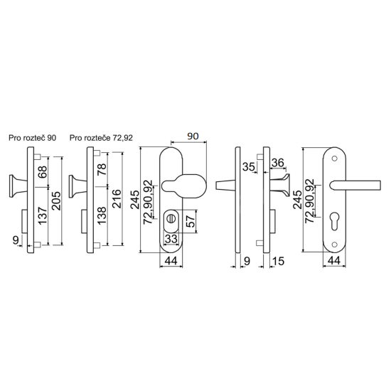 MPK - SB 5200 ZA ESSO PLUS | BN - Broušená nerez