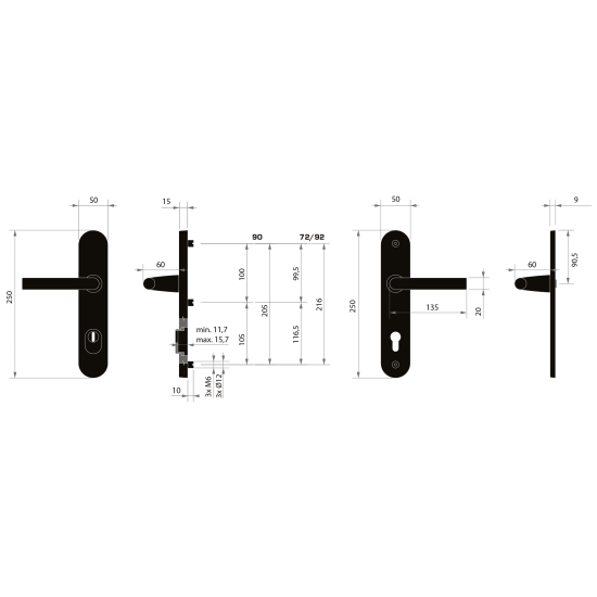 MPK - SECURO A01 PLUS - SO FAVORIT | F5 - Černá matná