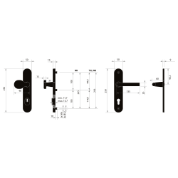 MPK - SECURO A01 PLUS - SO M1 FAVORIT | F5 - Černá matná