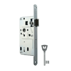 MPK - Zadlabací zámek BB 90/60 - C 3245 pozink L/P | Bílý pozink