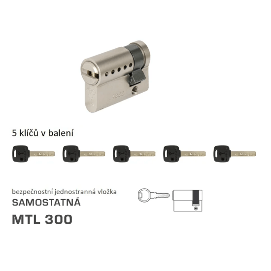 MTL - MTL300 S jednostranná | NP - Nikl perla
