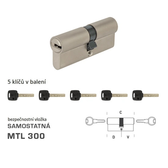 MTL - MTL300 S oboustranná | NP - Nikl perla MTL - MTL300 S oboustranná | NP - Nikl perla