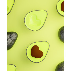 MTM - KLÍČENKA - Avokádo s peckou ve tvaru srdce MTM - KLÍČENKA - Avokádo s peckou ve tvaru srdce
