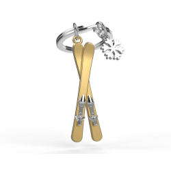 MTM - KLÍČENKA - Lyže zlaté MTM - KLÍČENKA - Lyže zlaté