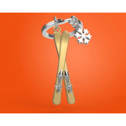 MTM - KLÍČENKA - Lyže zlaté MTM - KLÍČENKA - Lyže zlaté