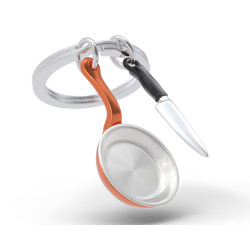 MTM - KLÍČENKA - Pánvička a nůž pro šefkuchaře MTM - KLÍČENKA - Pánvička a nůž pro šefkuchaře