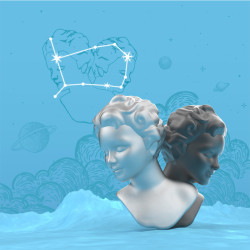 MTM - KLÍČENKA - Zvěrokruh - Blíženci MTM - KLÍČENKA - Zvěrokruh - Blíženci