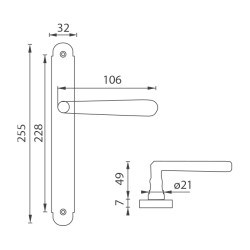 NI - ALT WIEN Štít | OBA - Antik bronz