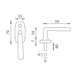 NI - ALT WIEN - půloliva MALÁ 2 | OCS - Chrom broušený