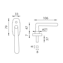 NI - ALT WIEN - půloliva VELKÁ | OC - Chrom lesklý