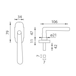 NI - DK - ALT WIEN - R | ONS - Nikl broušený NI - DK - ALT WIEN - R | ONS - Nikl broušený