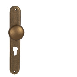 NI - ELEGANT - KOULE na štítu | OBMP - staromosaz matný lak NI - ELEGANT - KOULE na štítu | OBMP - staromosaz matný lak