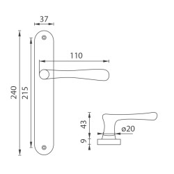 NI - ELEGANT | OGR - Bronz česaný lesklý