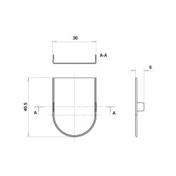 OV - Krytka skrytý pant | WS - Bílá matná