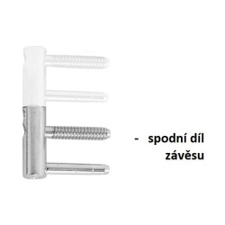 OV - Pant nastavitelný spodní 495/14 | Bílý pozink