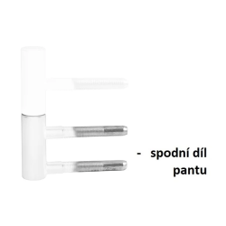 OV - Pant nenastavitelný spodní 101/15 | Bílá lesklá (RAL 9010)