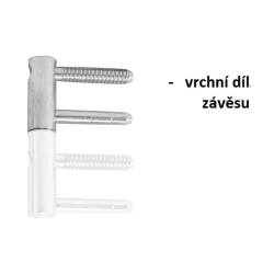 OV - Závěs nastavitelný vrchní 495/14 | Bílý pozink