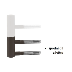 OV - Závěs nenastavitelný spodní 101/15 | T - Titan