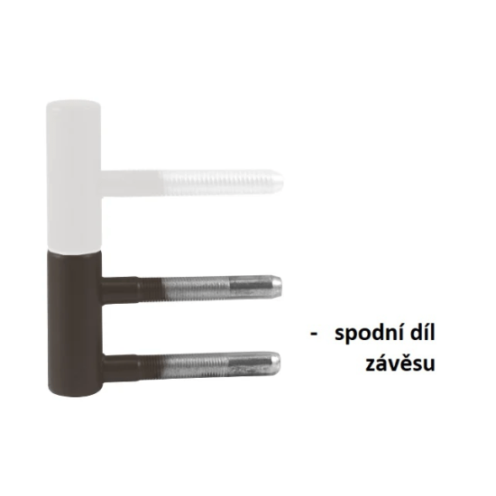 OV - Závěs nenastavitelný spodní 101/15 | T - Titan