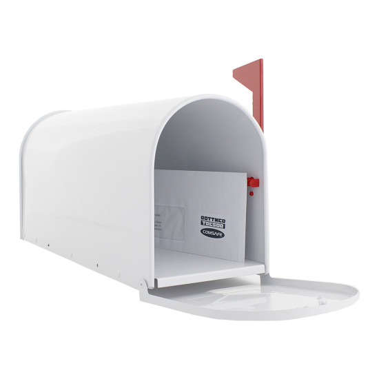 RR - POŠTOVNÍ SCHRÁNKA US ALU MAILBOX - T00217 Bílá komaxit