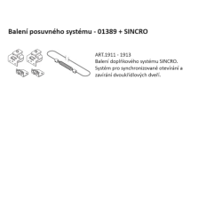 SC - Balení doplňkového systému SINCRO, ART. 1911-1913 SC - Balení doplňkového systému SINCRO, ART. 1911-1913