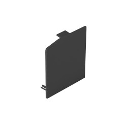 SC - Koncovka na kryt profilu pro dřevěné dveře Re | BS - Černá matná