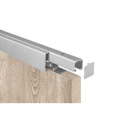 SC - POSUVNÝ SYSTÉM SERIES 100 SILENT 120 KG s krytem na profil | STM - Stříbrná matná