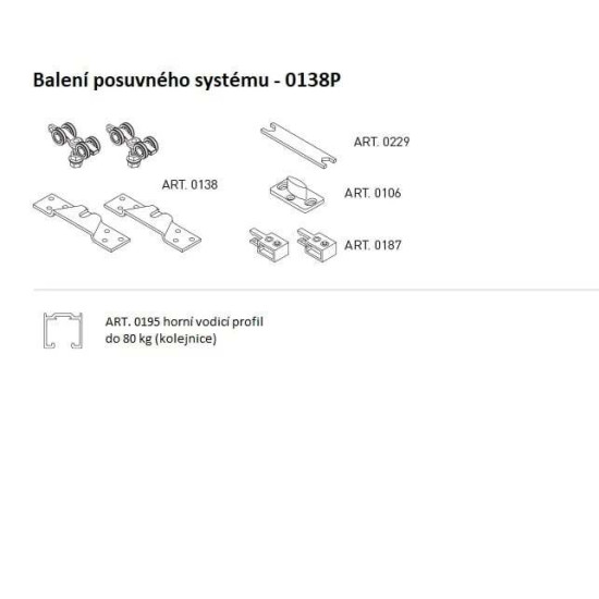 SC - POSUVNÝ SYSTÉM SERIES 100 SILENT 80 KG s krytem na profil | STM - Stříbrná matná SC - POSUVNÝ SYSTÉM SERIES 100 SILENT 80 KG s krytem na profil | STM - Stříbrná matná