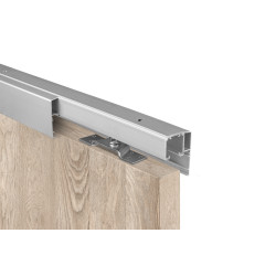 SC - POSUVNÝ SYSTÉM SERIES 100 SILENT 80 KG s oboustranným krytem na profil | STM - Stříbrná matná